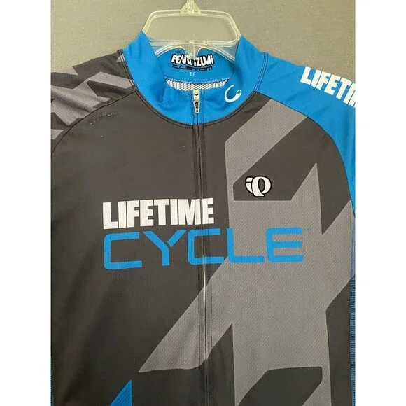 Pearl Izumi Cycling Jersey Men's Large Elite Series Gray Toyota Biking Full Zip - Picture 3 of 16